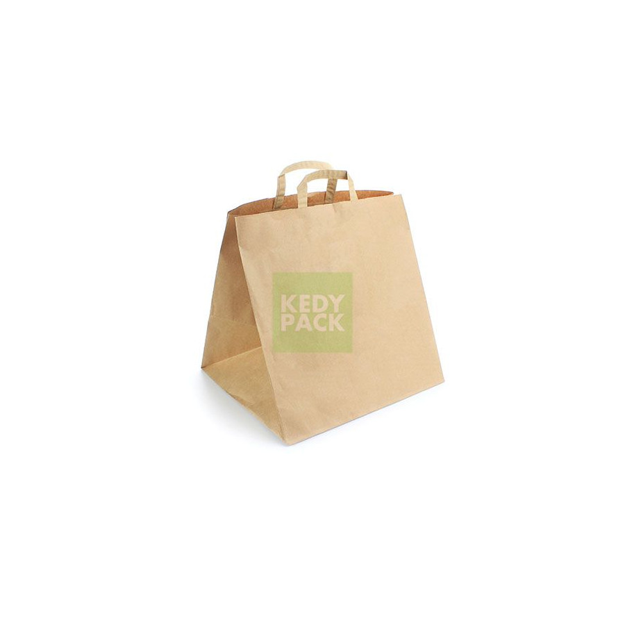 Sac papier kraft avec poignée