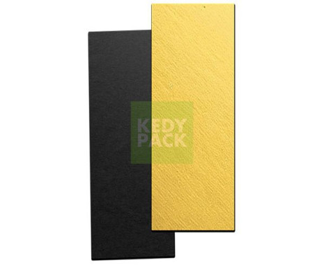 Semelle Rectangulaire 2 Face Or/Noir