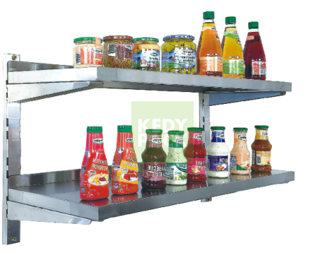 Étagère Murale Ajustable 2 Niveaux