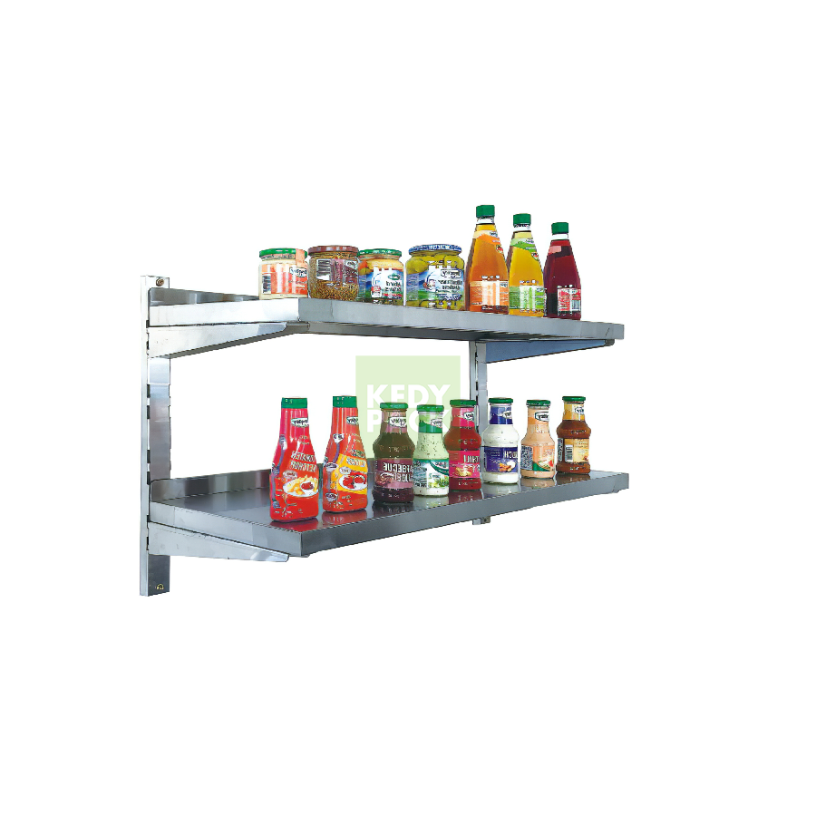 Étagère Murale Ajustable 2 Niveaux