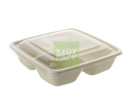 Barquette en Pulpe multip compartiment