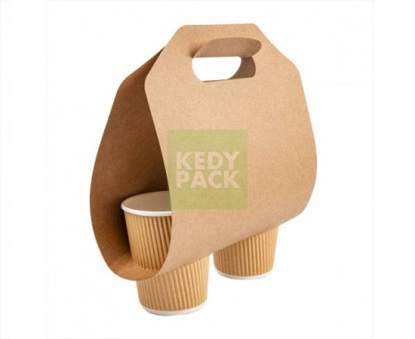 Support Porte Gobelet Kraft en Carton