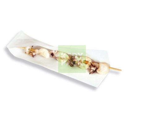 Open pack sachet blanc