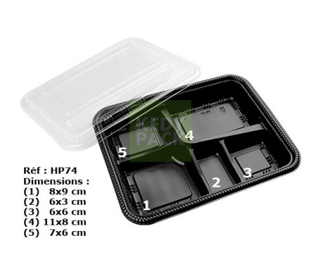 Boîte à Bento à Compartiments