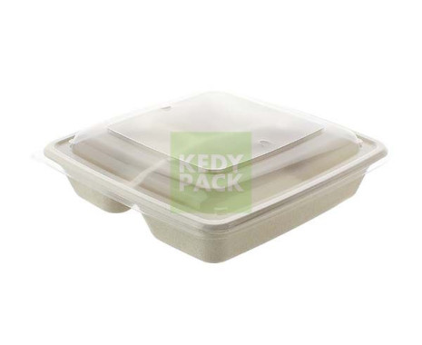 Barquette carre en pulpe PP