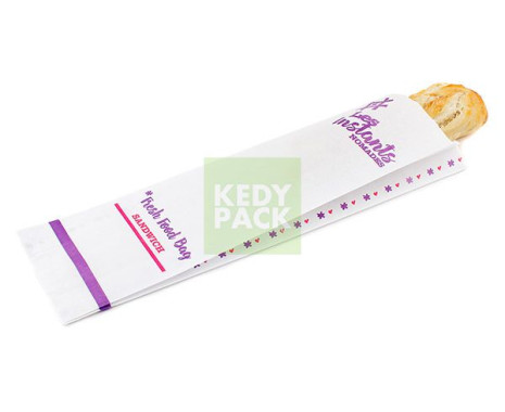 Sac Sandwich papier imprimé