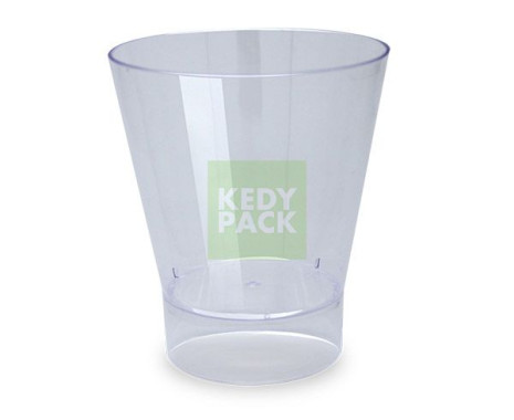 Verrine ronde évasée transparente