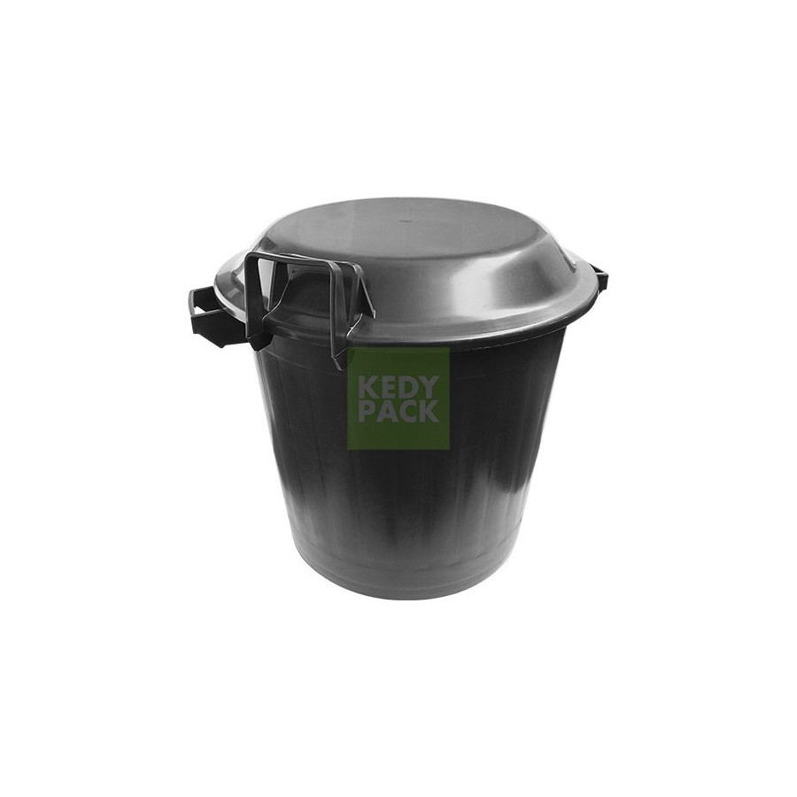 Poubelle immeuble et couvercle