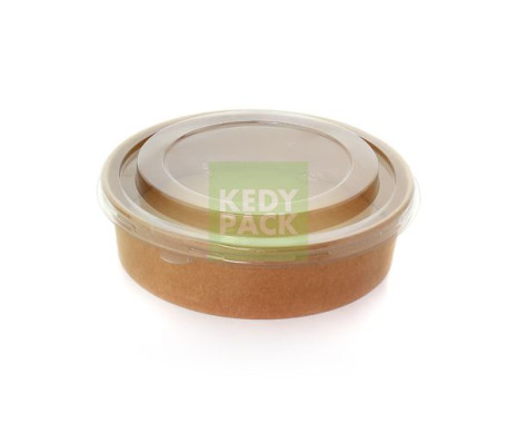 Bol rond couvercle PET