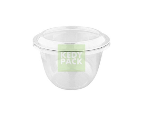 Pot dessert plastique transparent