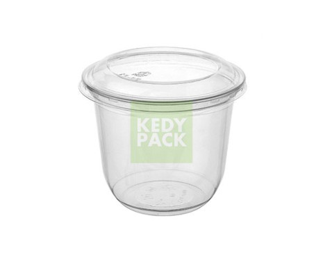 Pot dessert plastique transparent