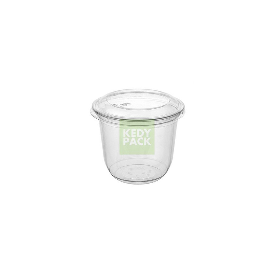 Pot dessert plastique transparent