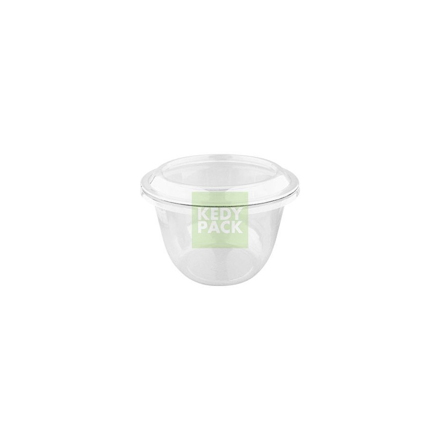 Pot dessert plastique transparent